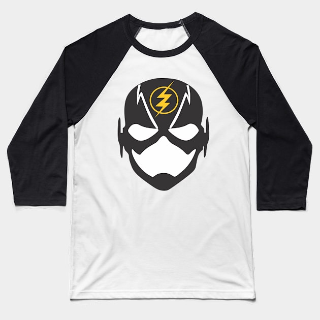 Flash Mask Baseball T-Shirt by Aestcoart